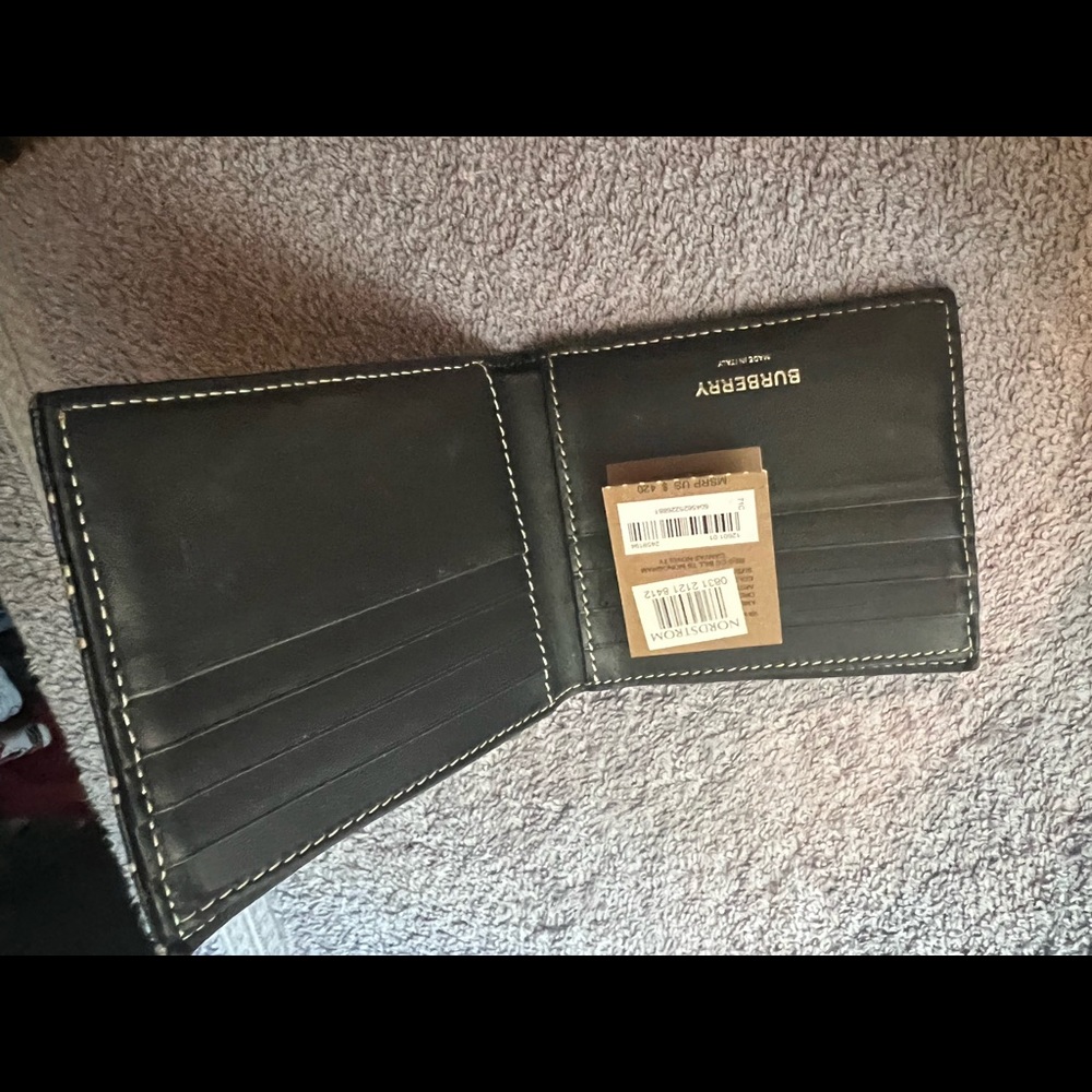 Burberry man wallet authentic I  bought it from Norsdtrom store